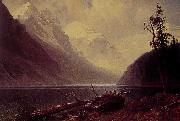 Albert Bierstadt Lake Louise oil painting